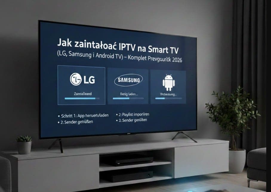 Jak zainstalować IPTV na Smart TV (LG, Samsung i Android TV) – Kompletny Przewodnik 2026